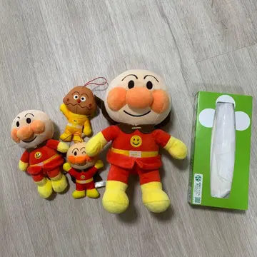 호빵맨 봉제 인형 마스코트 4세트