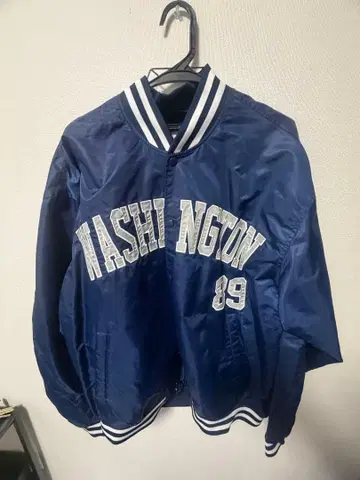 BIKE 바시티 자켓 WASHINGTON 89 네이비 XL