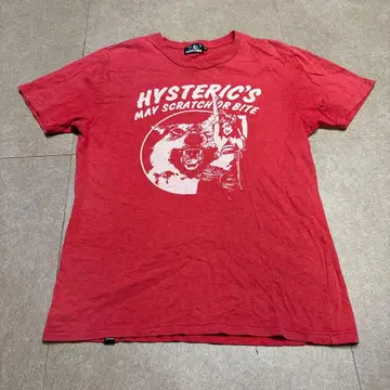 Hysteric glamour 반팔 t셔츠 빨간색 레드 히스걸 M