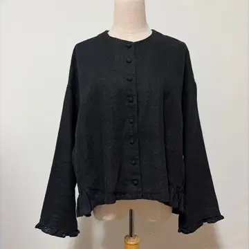 nest Robe 헤비 린넨 메쉬 린넨 블라우스 2024ss