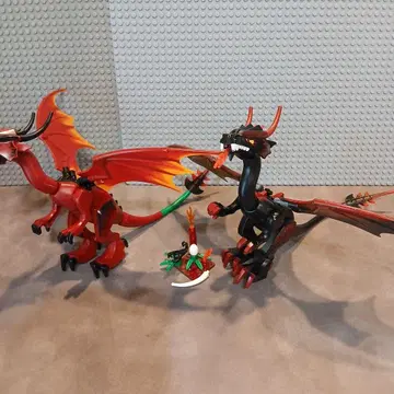 214 LEGO 캐슬 드래곤 피규어 2체 세트