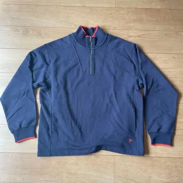 UNIQLO JW ANDERSON 하프 지퍼 맨투맨 XL 네이비