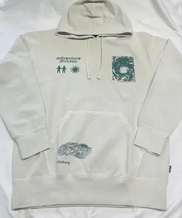 빌라봉 BILLABONG 후드티 사이즈M 그레이쉬크림