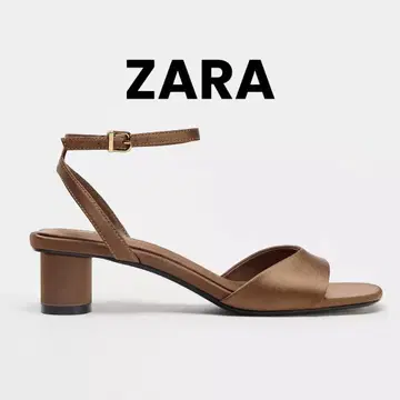 [완판템] ZARA 새틴풍 샌들 36size