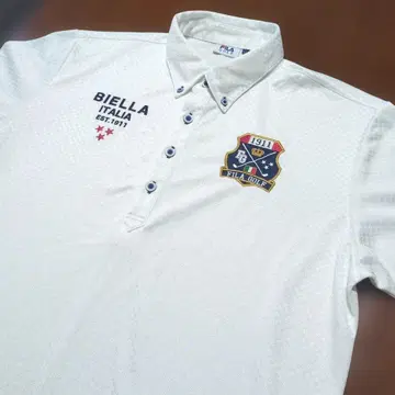 FILA 휠라골프 피케 셔츠 화이트 남성용 LL