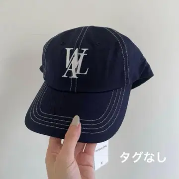 [몬스타엑스 착용 상품] wooalong 캡 네이비 y2k 한국