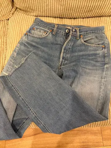 Levi's 스트레이트 데님 버튼 플라이