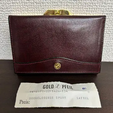 GOLD PFEIL 골드파일 가마구치 3단 폴더형 지갑 서독
