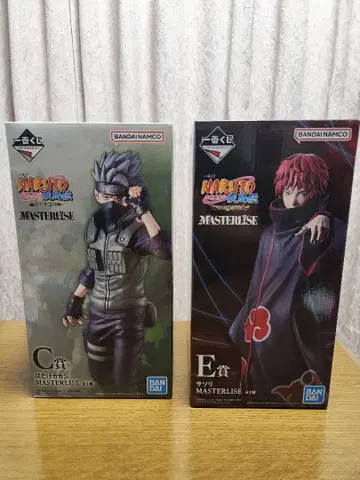 제일복권 NARUTO 돌풍전 피규어 C상 카카시 E상 전갈 2종 세트