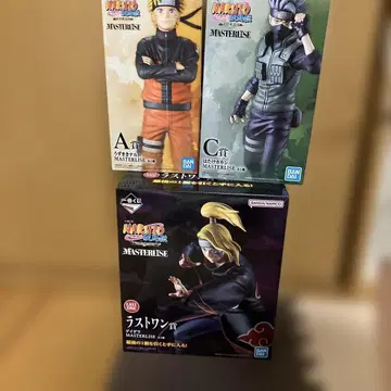NARUTO 제일복권 피규어 비주얼 시트 세트