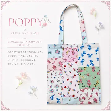 POPPY ROMANTIC PATCHWORK TOTE BAG 토트백