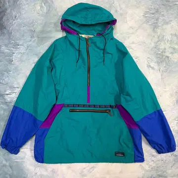 L.L.Bean 하프 집업 자켓 오버 실루엣 USA제