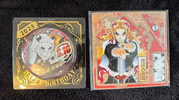 [새상품급] 귀멸의 칼날 점프샵 렌고쿠 쿄쥬로 벌스데이 디오라마 캔뱃지
