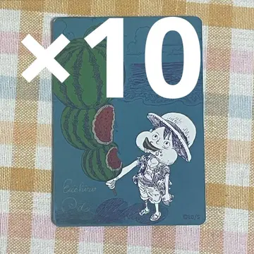 원피스 메타키라 카드 나츠코미 10장