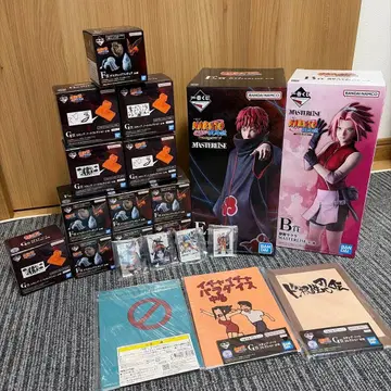 제일복권 NARUTO 돌풍전 B상 하루노 사쿠라 E상 사소리 하위상 세트
