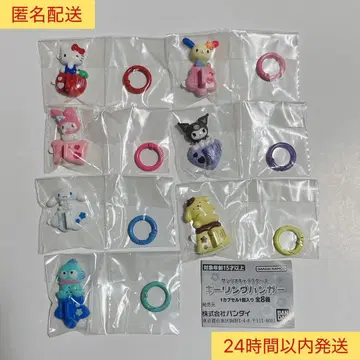 산리오 캐릭터즈 키링 행거 세미 컴플리트 7종 가챠 새상품