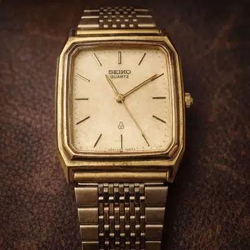 SEIKO 쿼츠 가동품 골드톤 빈티지 워치 여성용