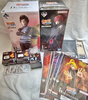 제일복권 NARUTO 나루토 D상 가아라 E상 사소리 피규어 세트