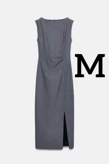 ZARA 드레이프 미디 원피스 M