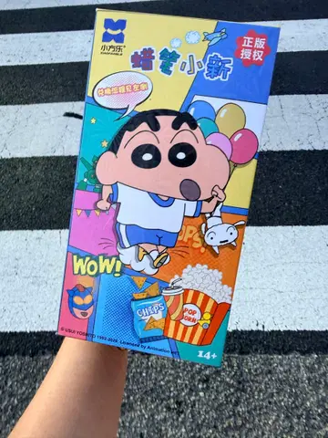 짱구는못말려 정품 박스 팝콘 치킨칩 디자인  블록