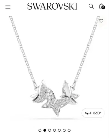 swarovski 스와로브스키 Idyllia Lilia 목걸이 나비