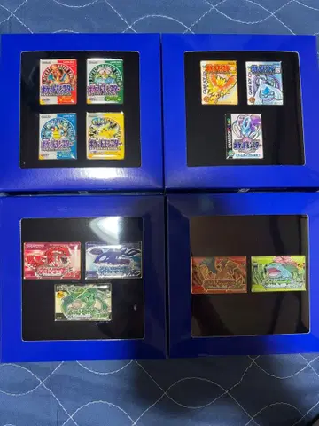 포켓몬 핀즈 컬렉션 30주년 레드 그린 피카츄 금 은