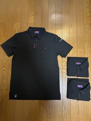 I'Z FRONTIER #615 피케 셔츠 블랙 M 사이즈