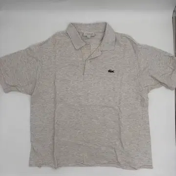 LACOSTE 클래식 핏 피케 셔츠 그레이 FR5 US L