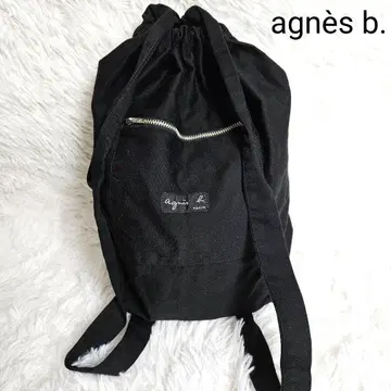 agnes b. 아네스베 냅색 백팩 블랙