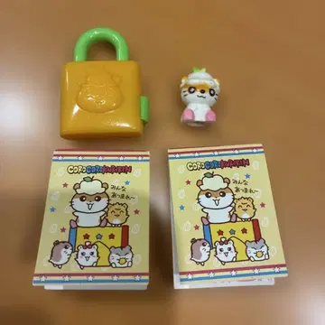 코로코로쿠리린 자물쇠 마스코트 미니 메모 2권 헤이세이 레트로