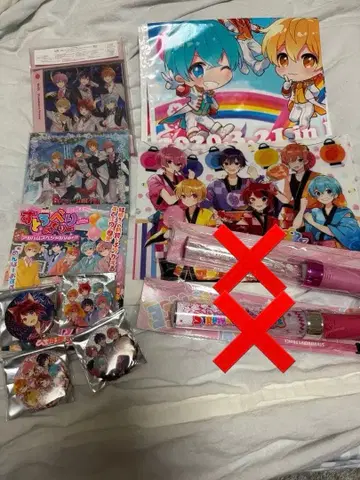 스토푸리 굿즈 세트 CD 응원봉 캔뱃지