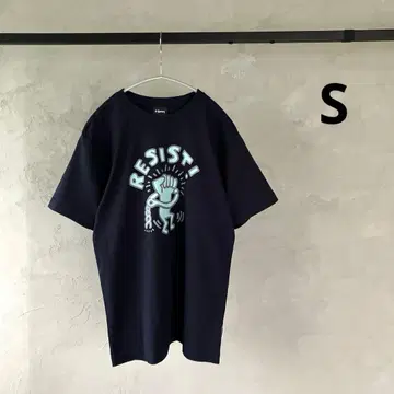 새상품급 00s 올드 유니클로 키스 해링 UT 티셔츠 RESIST