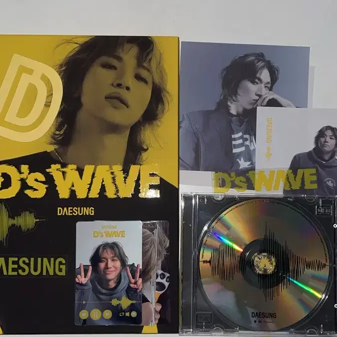 대성 D's WAVE CD 포토카드,포스터 포함 풀구성