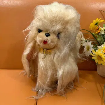 관리하는 강아지 츠지펫 봉제 인형 개 쇼와 레트로
