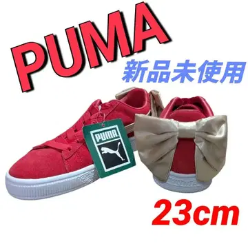 택 포함 새상품 PUMA 푸마 스웨이드 BOW 버시티 23cm