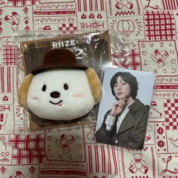 RIIZE 봉제 인형 팬미팅 배지 앤톤 몽룡이 공식 굿즈