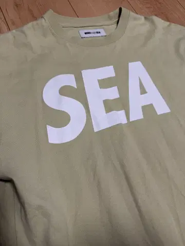 WIND AND SEA 티셔츠 라이트 그린 L