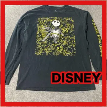 DISNEY 나이트메어 비포 크리스마스 잭 롱 슬리브 T