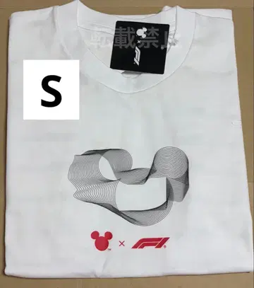 S UNIQLO 디즈니 포뮬러 1 UT 티셔츠 로고 F1