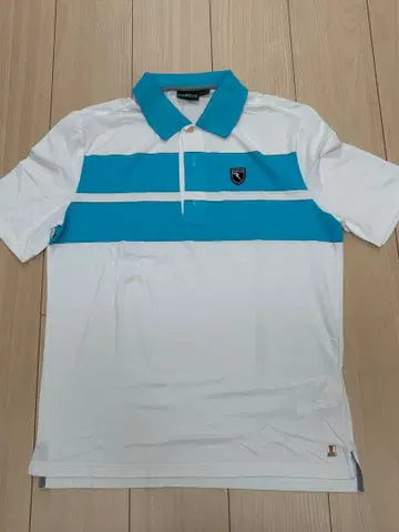 CHERVO SPORTS 피케 셔츠 화이트 x 블루