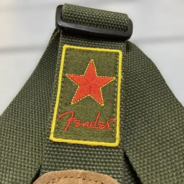 Fender 기타 스트랩 올리브 그린