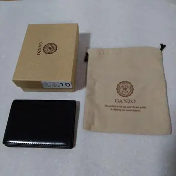 GANZO 명함지갑 쉘코도반 블랙