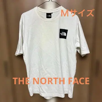 THE NORTH FACE 스퀘어 로고 T셔츠 화이트