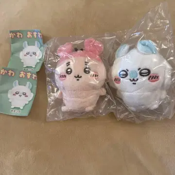 치이카와 (먼작귀) 앉아 봉제 인형 헌책방, 모몽가 2종 세트