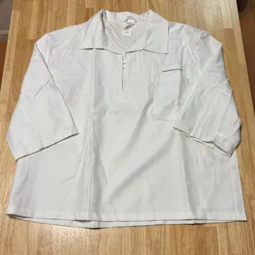 체코군 풀오버 셔츠 화이트