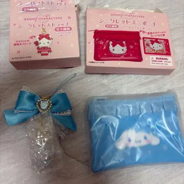 시나몬 시나모롤 시크릿 스트랩 시크릿 미니 파우치