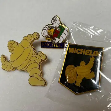 MICHELIN 미쉐린 비바덤 핀 배지 3종 세트