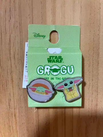 STARWARS 만달로리안 그로구 핀 배지 아베일