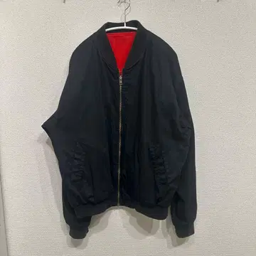 Marlboro MA-1 플라이트 자켓 블랙