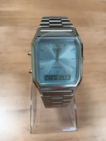 새상품 CASIO 쿼츠 아날로그 디지털 손목시계 본체